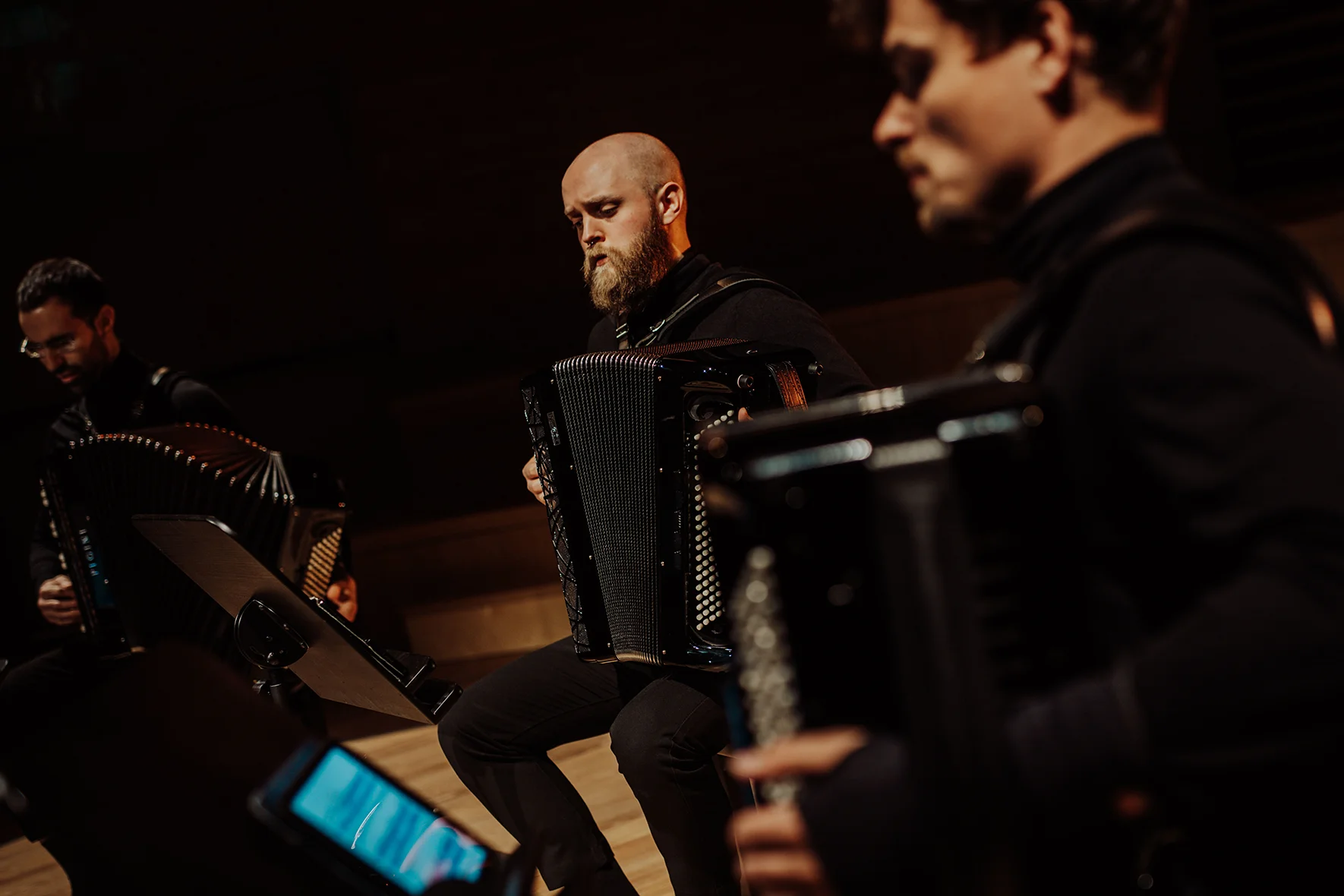 LEKCJE MUZYKI / TriOssia: Dawid Rydz / José Valente / Flemming Valmundsson